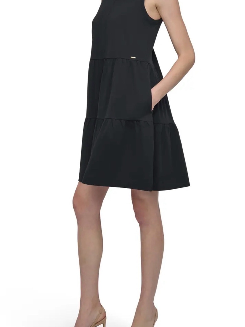 DKNY Black Women's Dress with Side Pockets